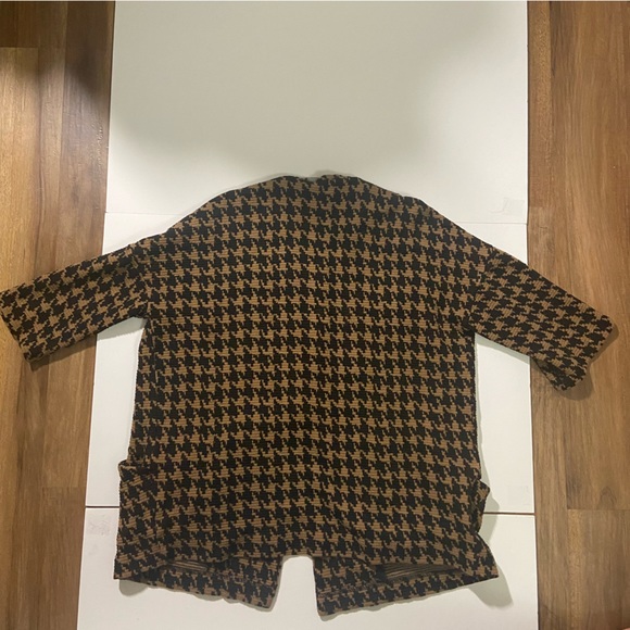 Houndstooth cardigan sweater size M - Picture 6 of 7